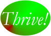 Thrive logo white